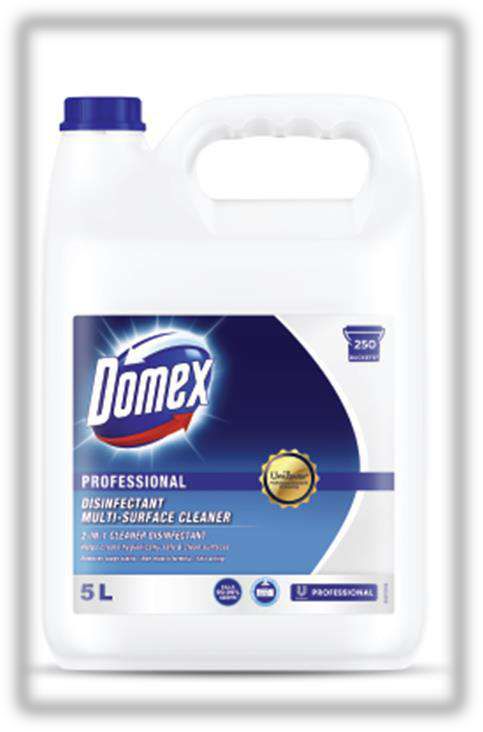 DOMEX DISINFECTANT FLOOR CLEANER 5LTR